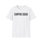 Camping Squad Text T-shirt
