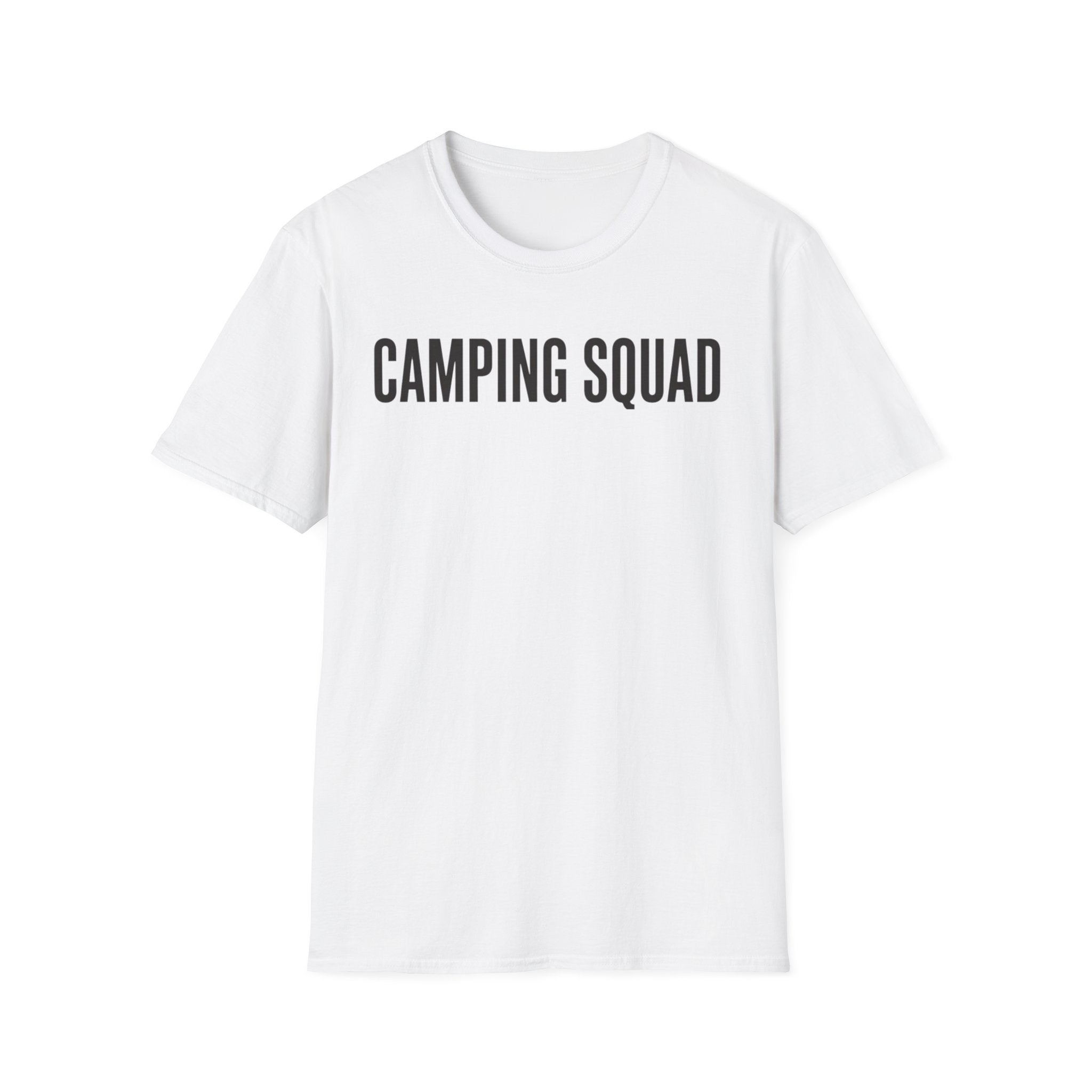 Camping Squad Text T-shirt