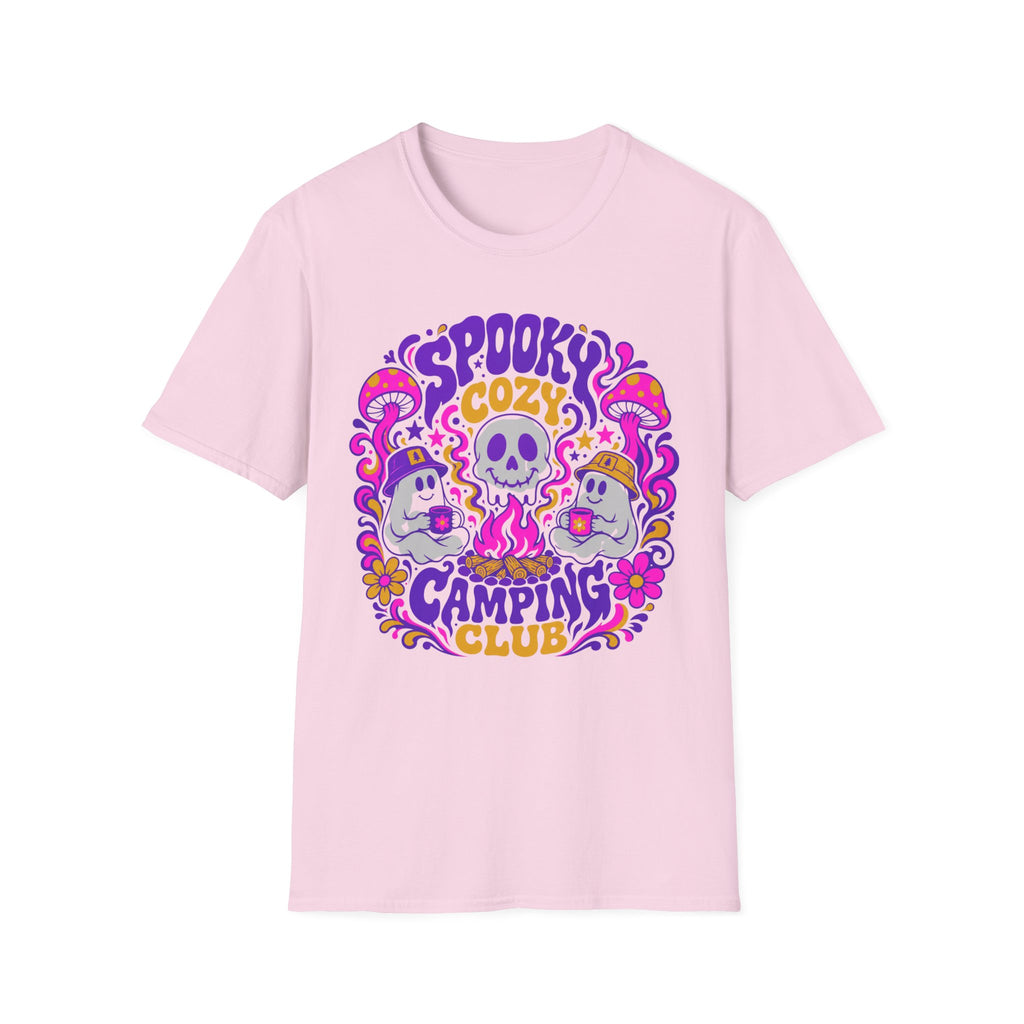 Spooky Cozy Camping Club T-shirt