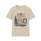 Coffee , Campfire and Quiet Night T-shirt