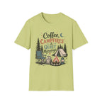 Coffee , Campfire and Quiet Night T-shirt