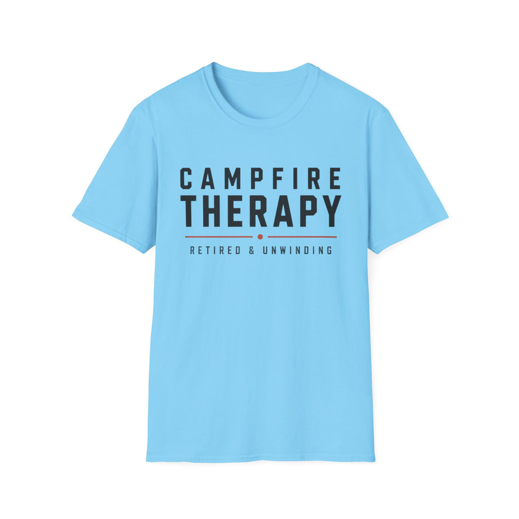 Campfire Therapy Text T-shirt