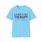 Campfire Therapy Text T-shirt
