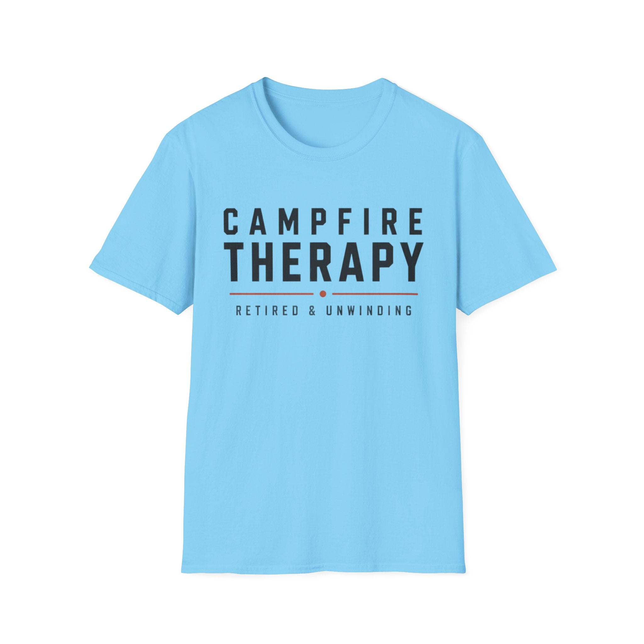 Campfire Therapy Text T-shirt