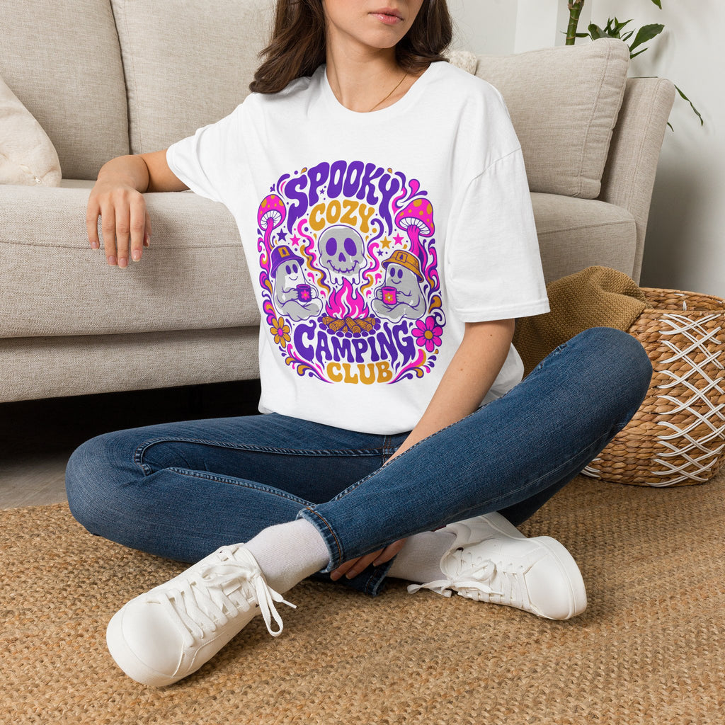 Spooky Cozy Camping Club T-shirt
