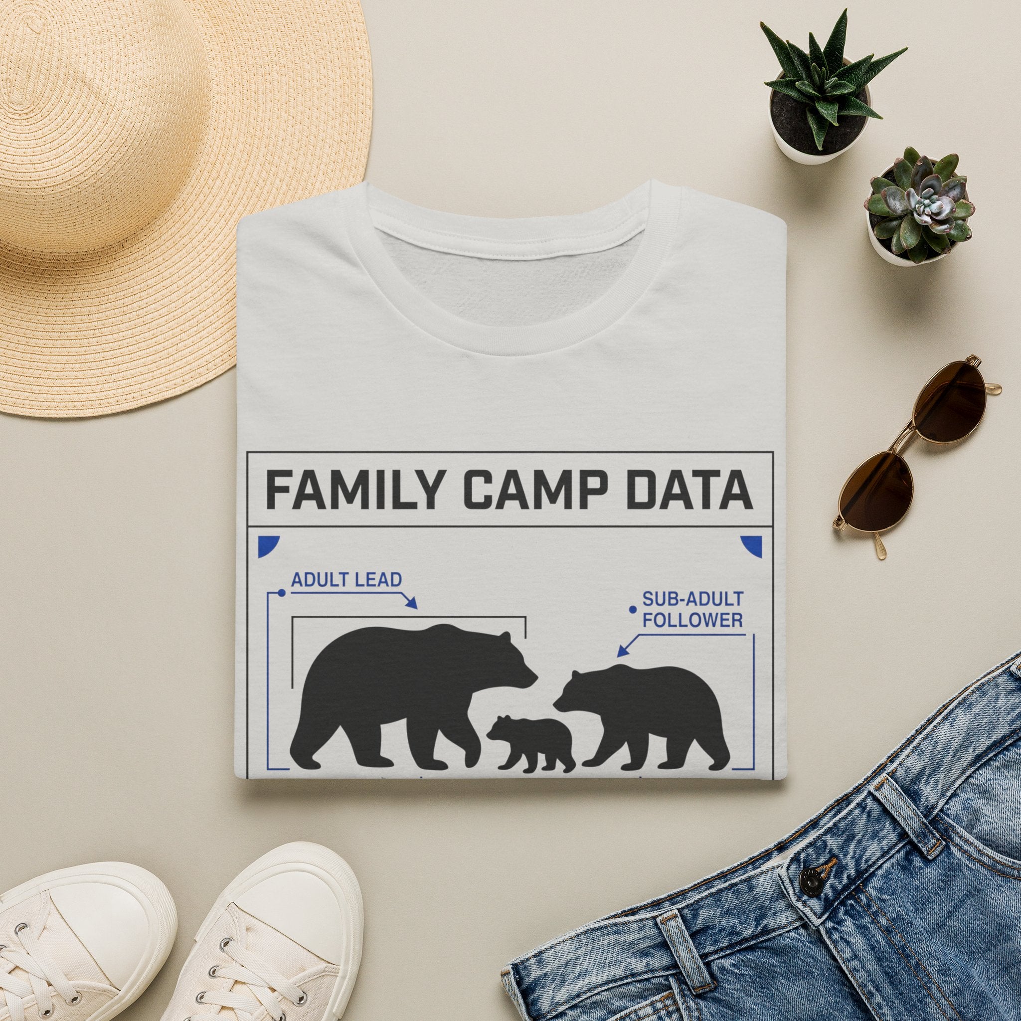 Family Camp Data Bears T-shirt