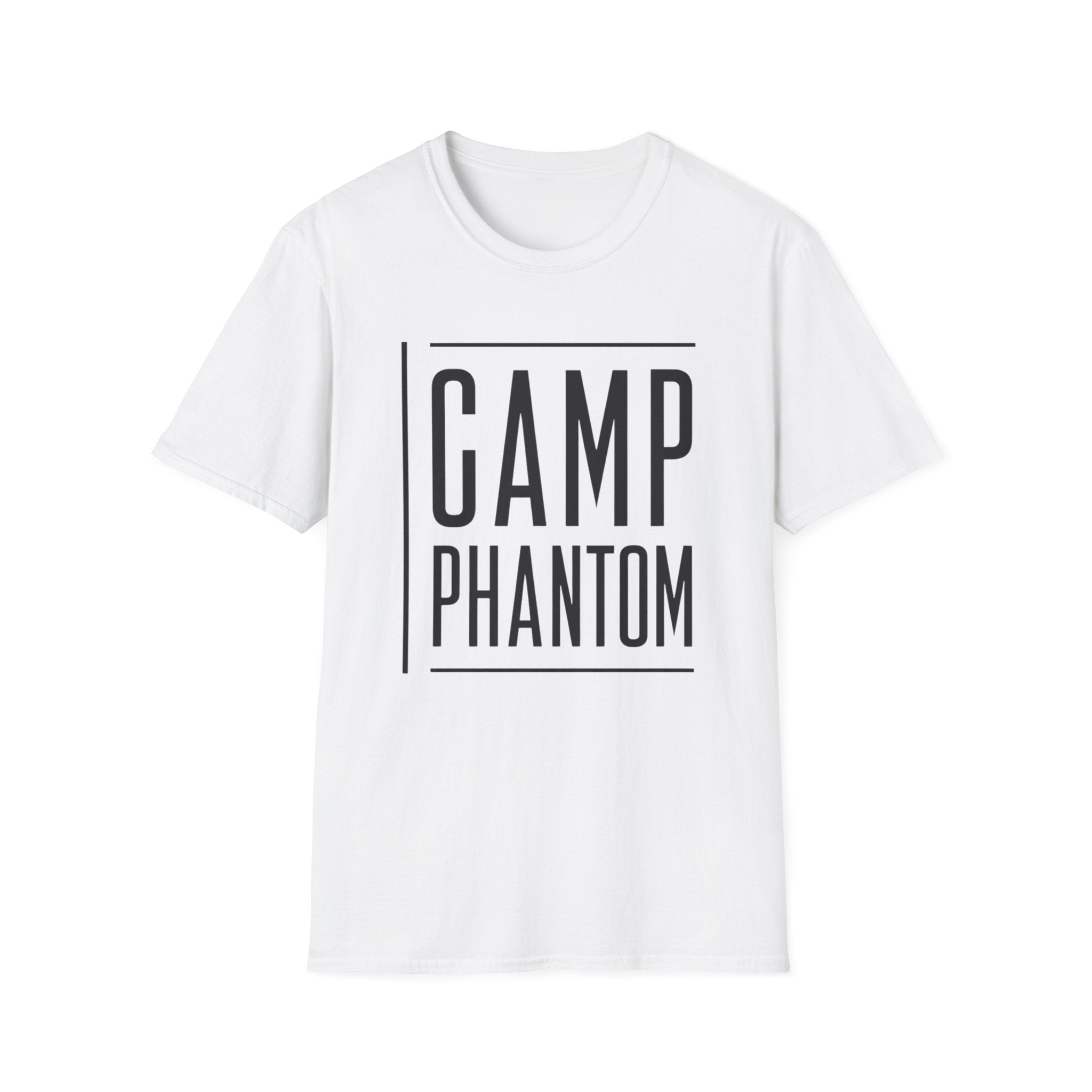 Camp phantom text T-shirt