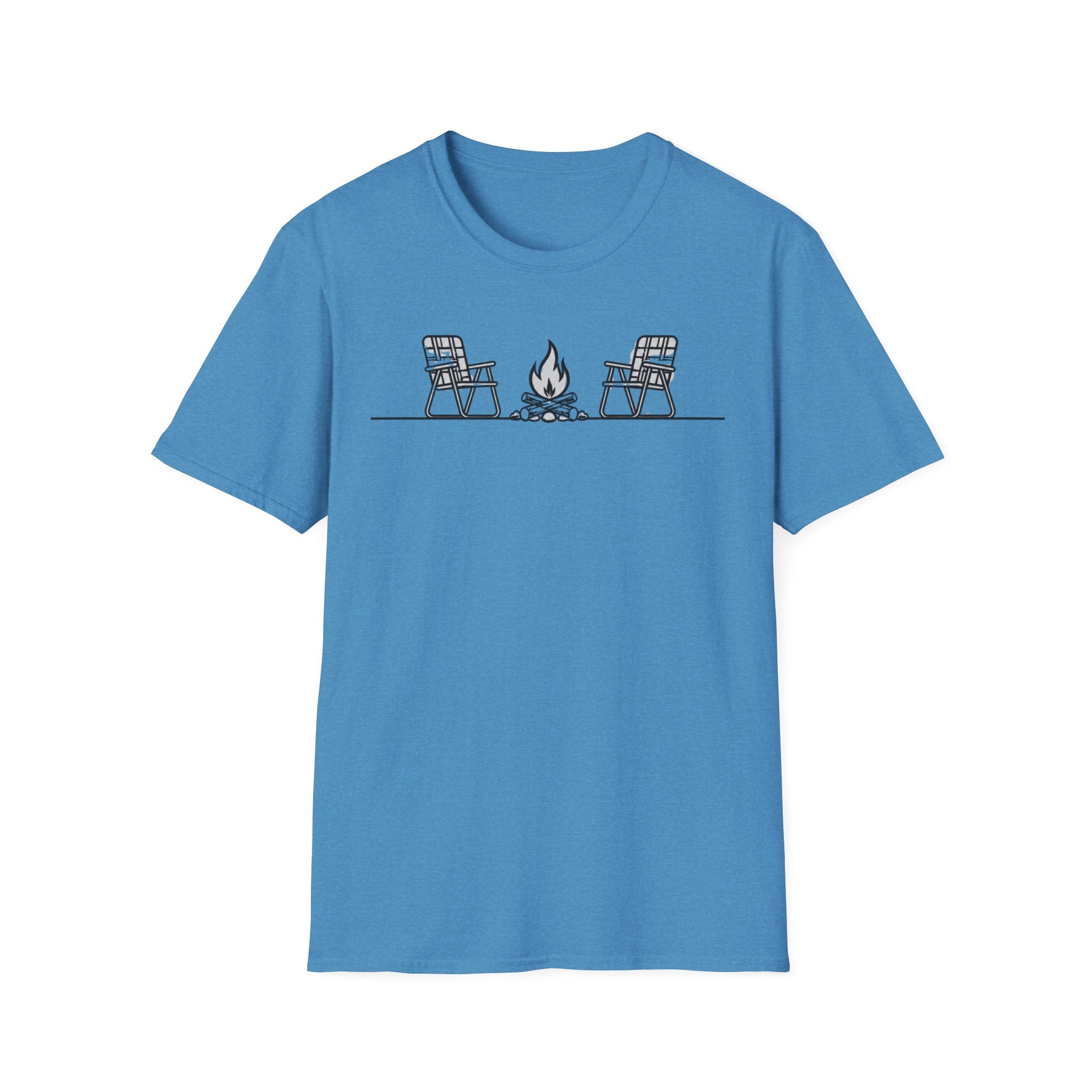 Chairs and Camp FIre T-shirt