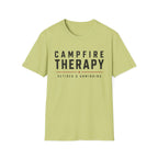 Campfire Therapy Text T-shirt