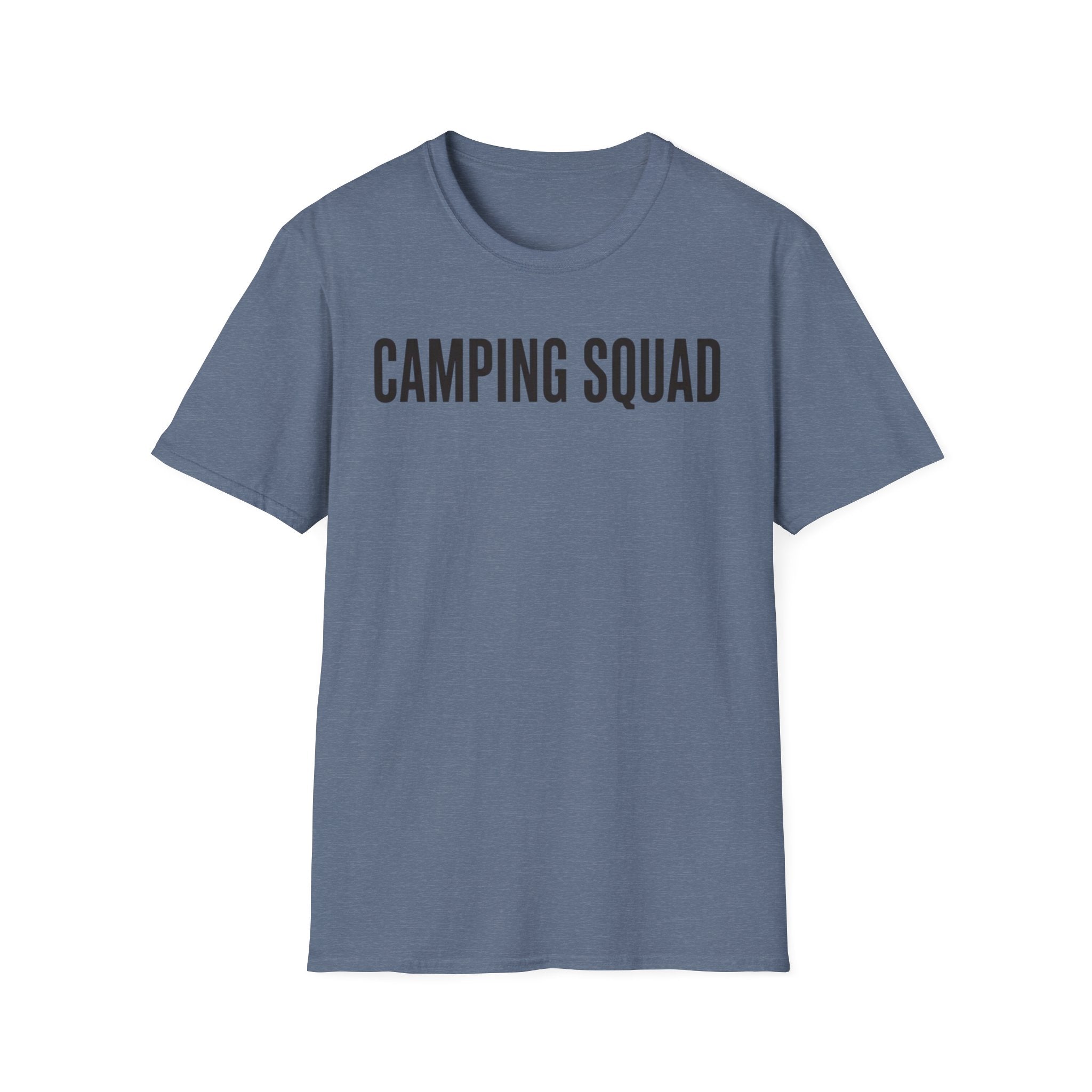 Camping Squad Text T-shirt