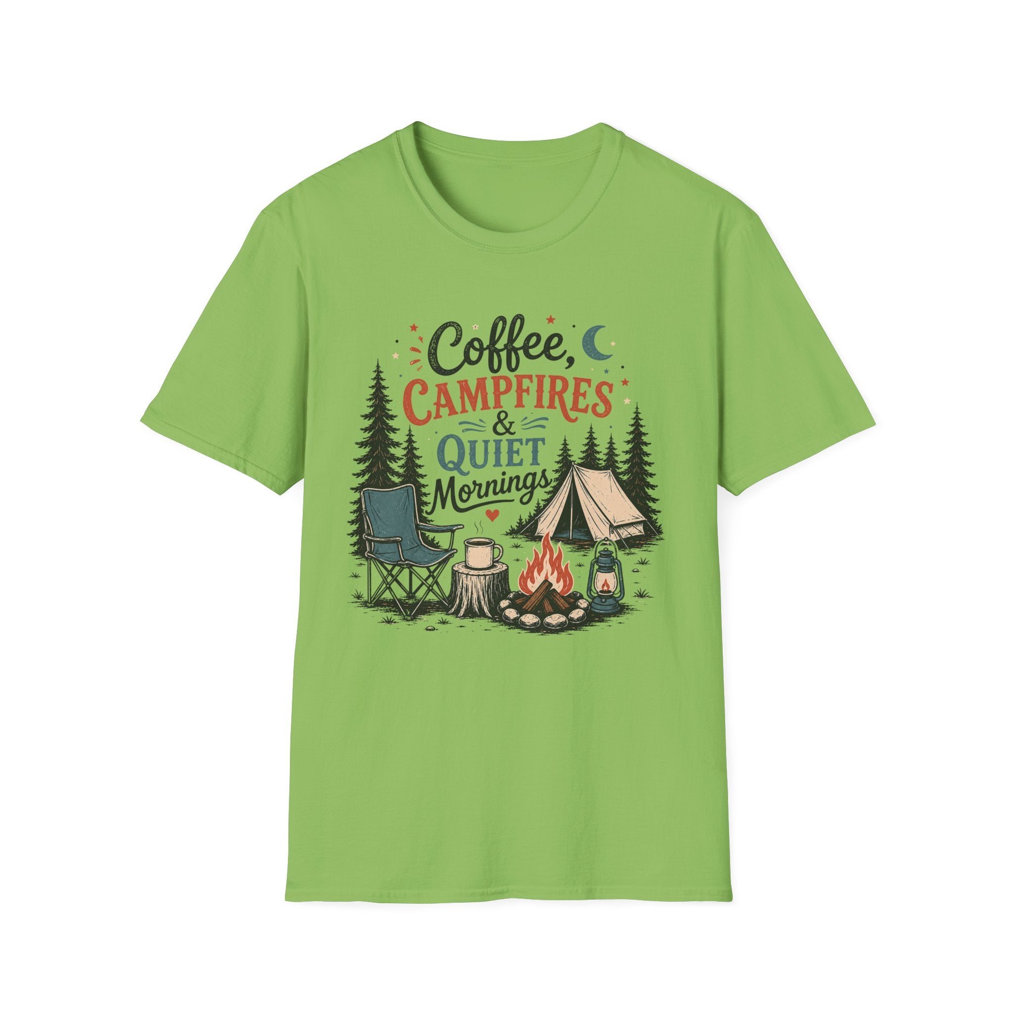 Coffee , Campfire and Quiet Night T-shirt EDITION 2025