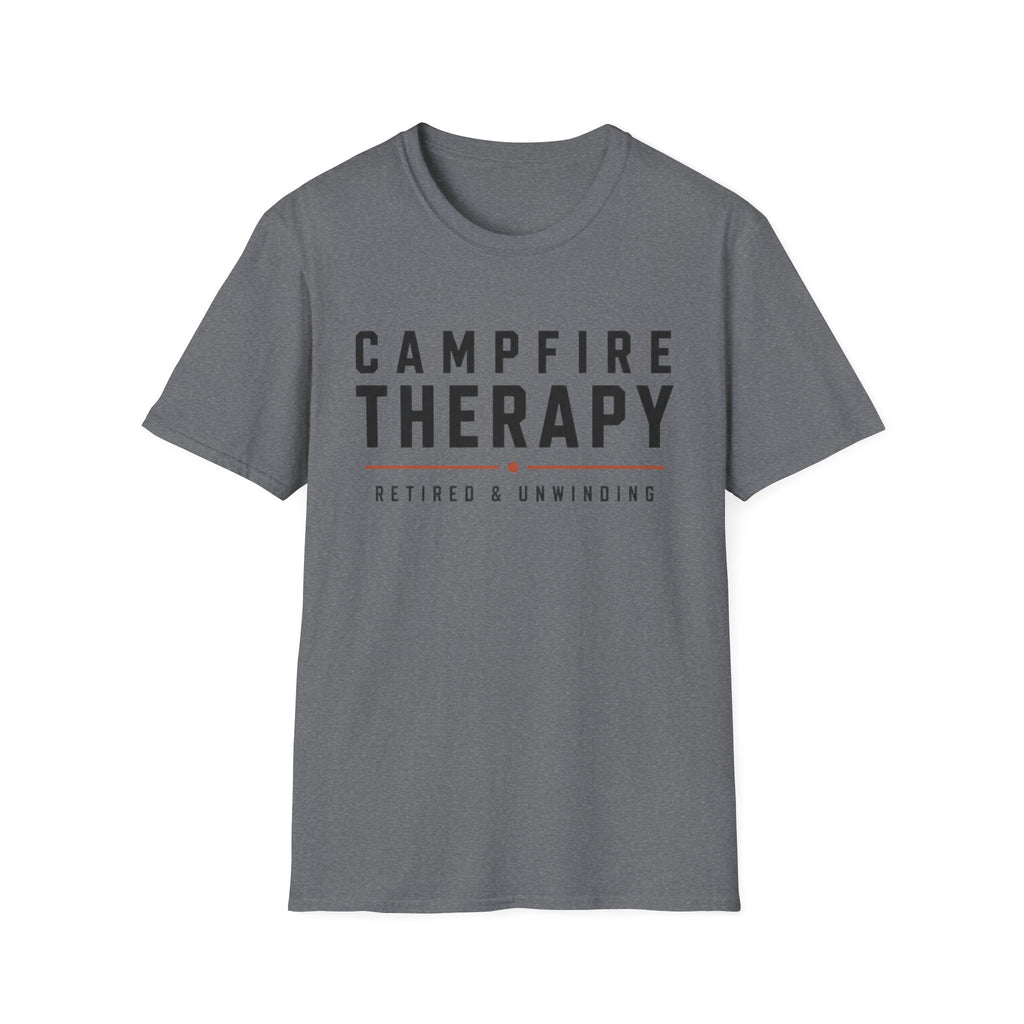 Campfire Therapy Text T-shirt