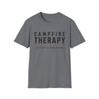 Campfire Therapy Text T-shirt