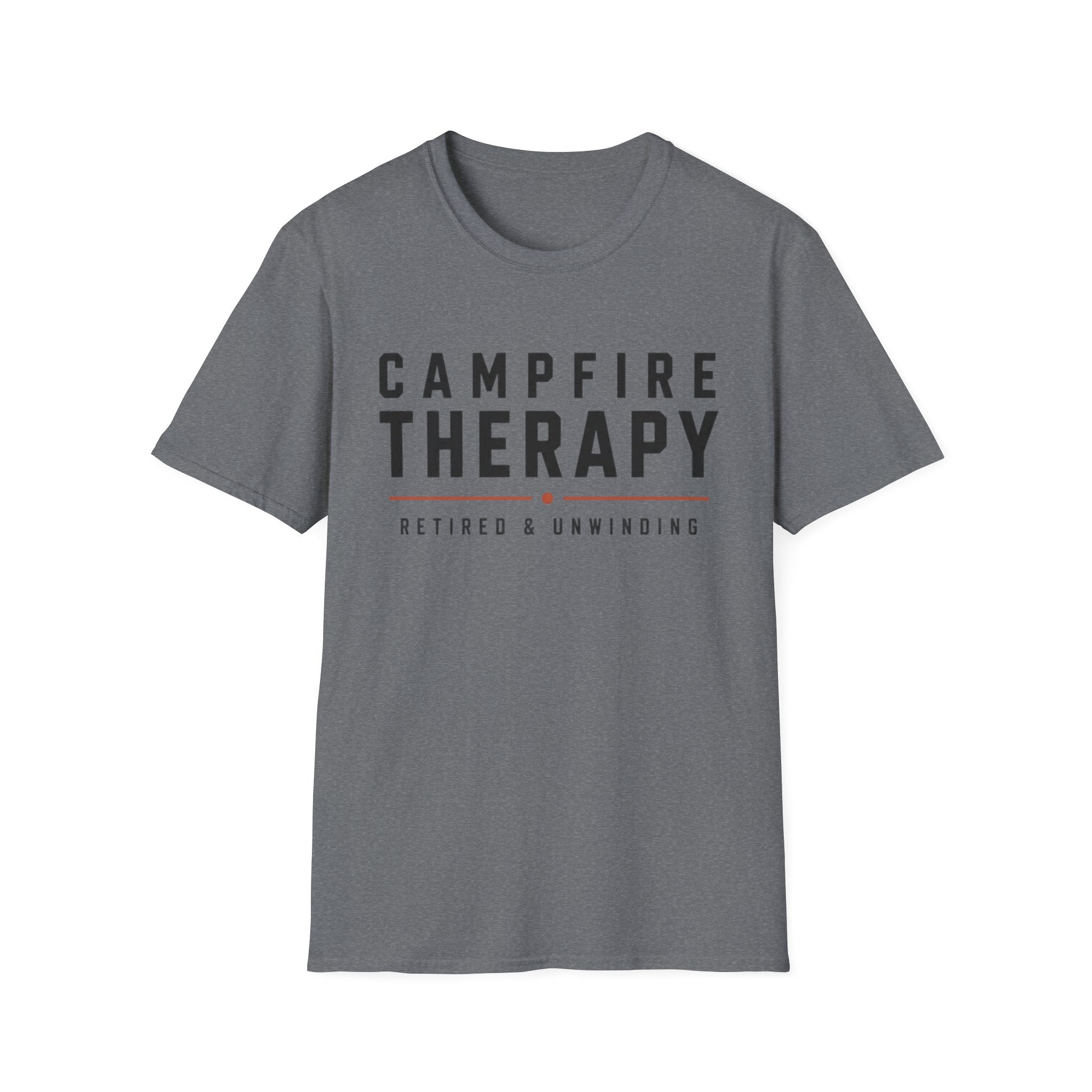 Campfire Therapy Text T-shirt