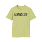 Camping Crew Text T-shirt