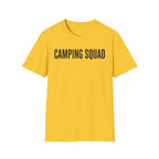 Camping Squad Text T-shirt