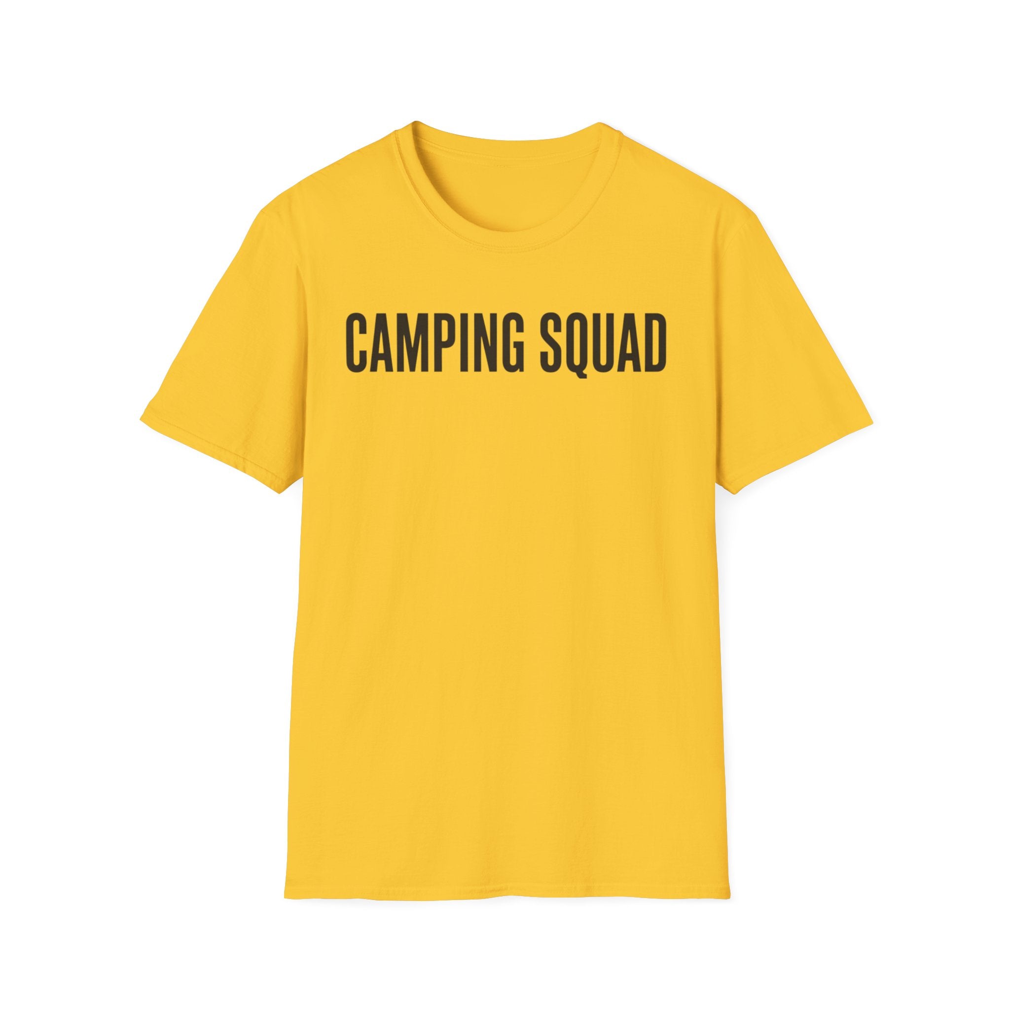Camping Squad Text T-shirt