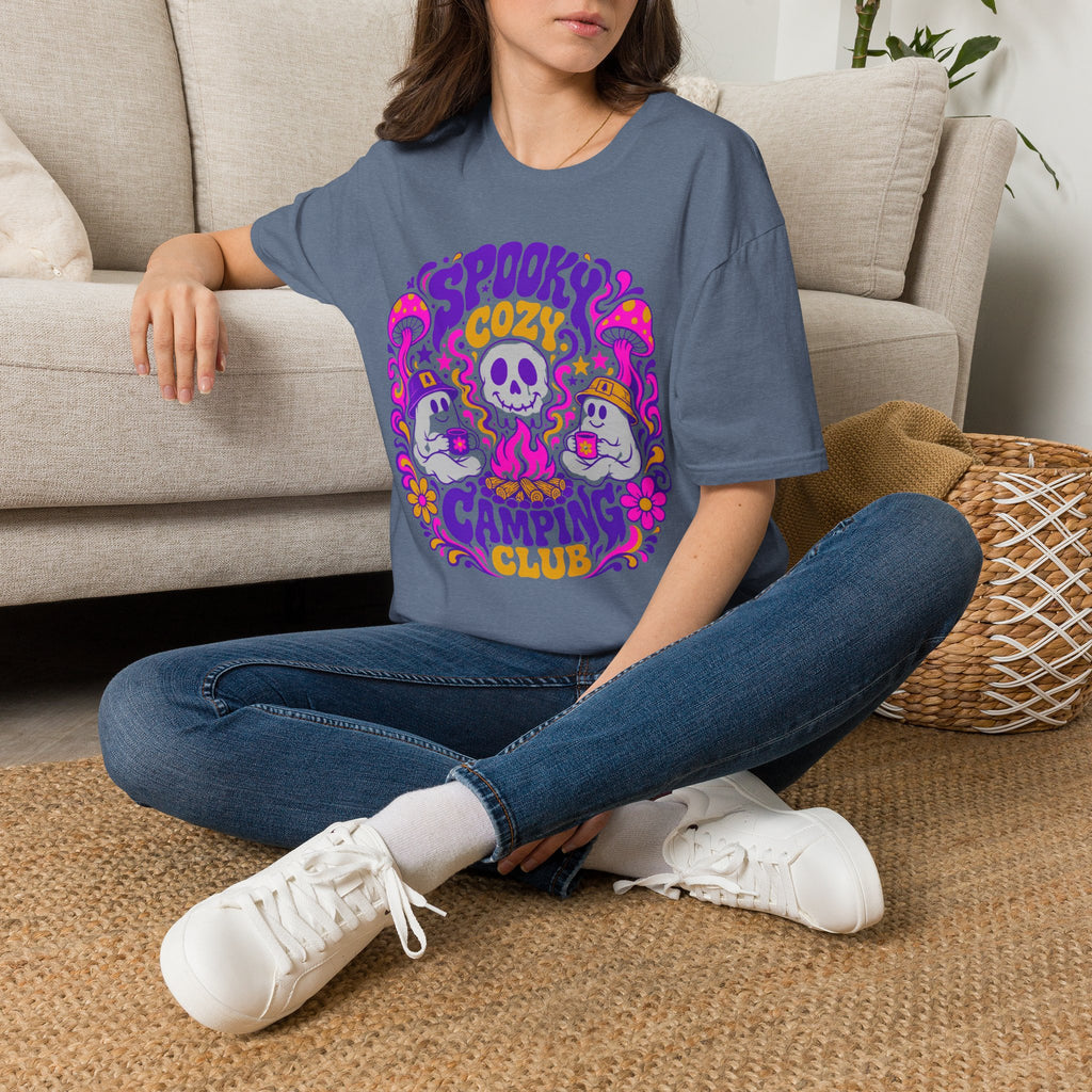 Spooky Cozy Camping Club T-shirt