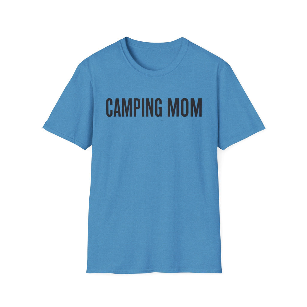Camping Mom Text T-shirt