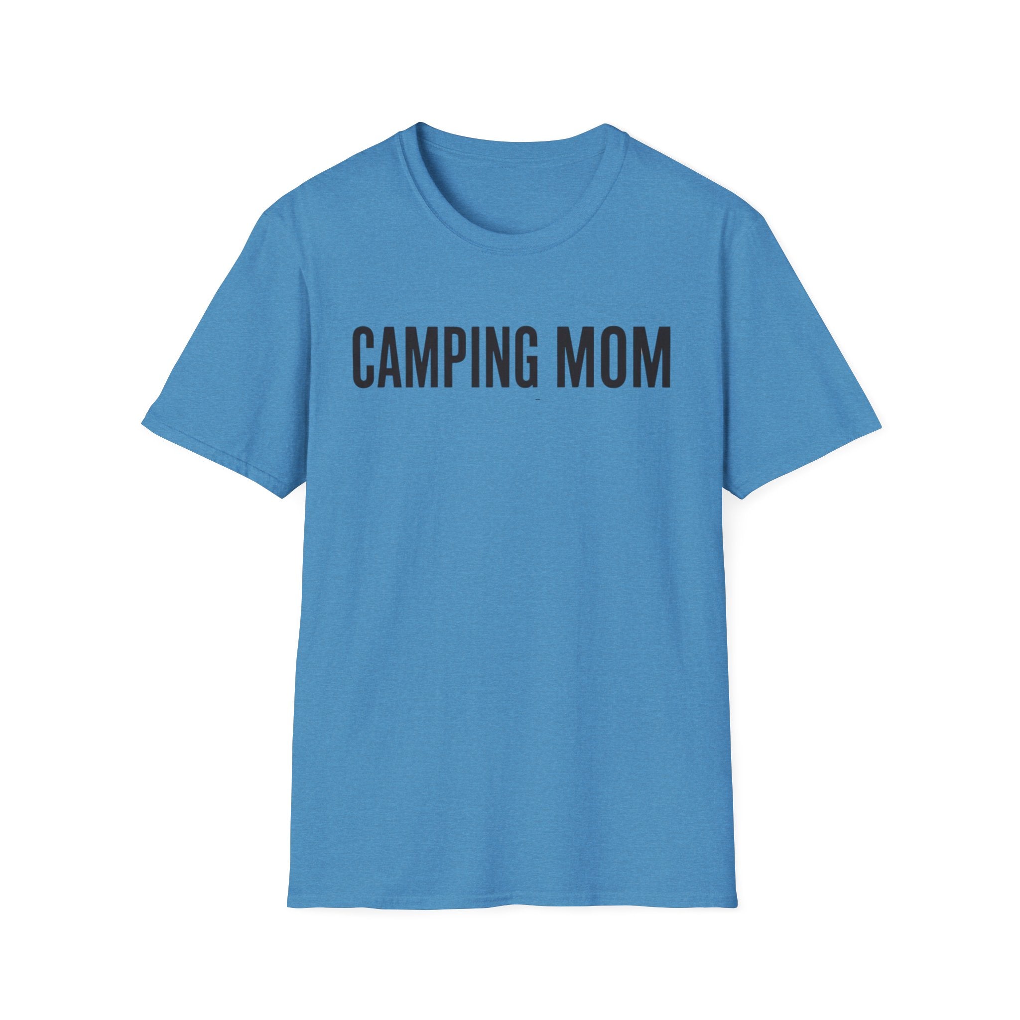 Camping Mom Text T-shirt