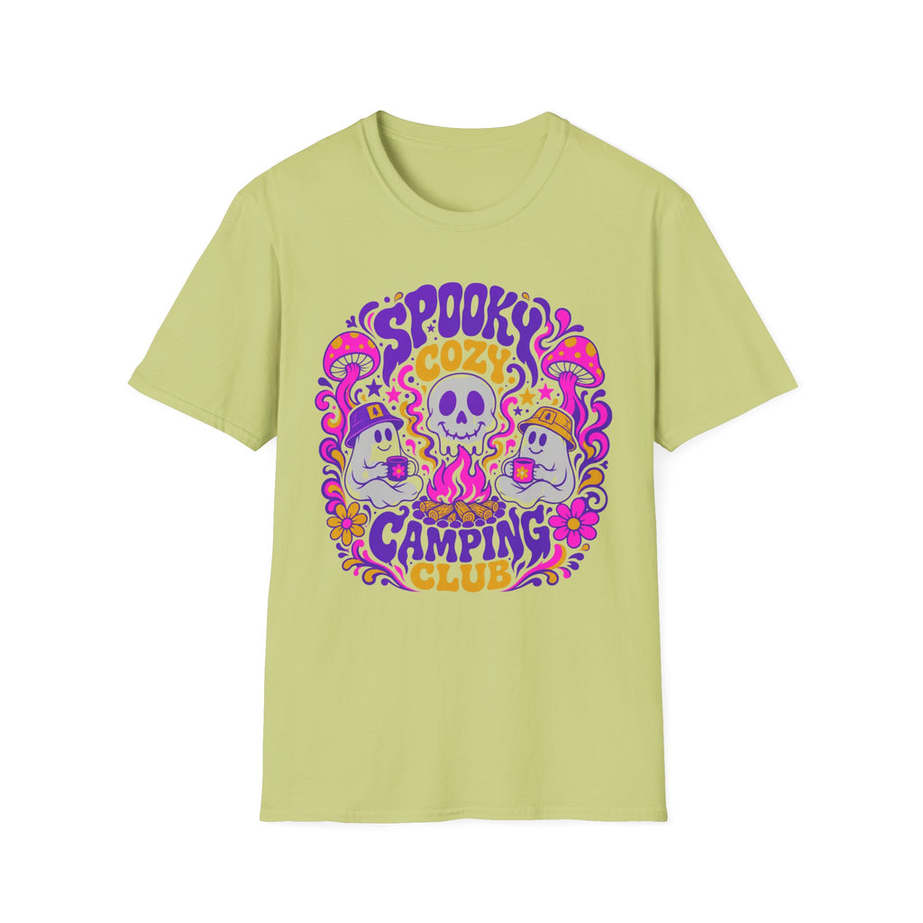 Spooky Cozy Camping Club T-shirt