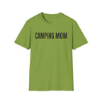 Camping Mom Text T-shirt