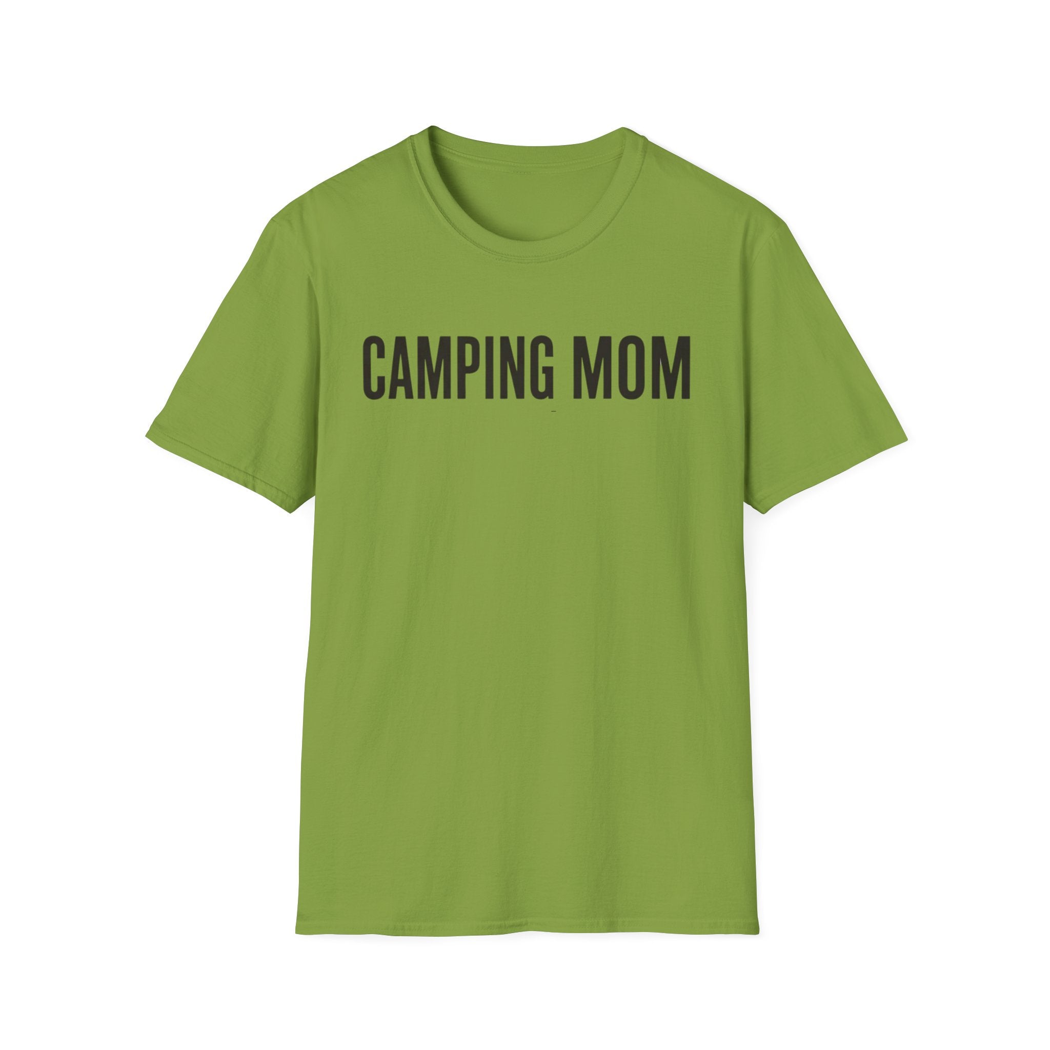 Camping Mom Text T-shirt