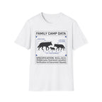 Family Camp Data WolvesT-shirt
