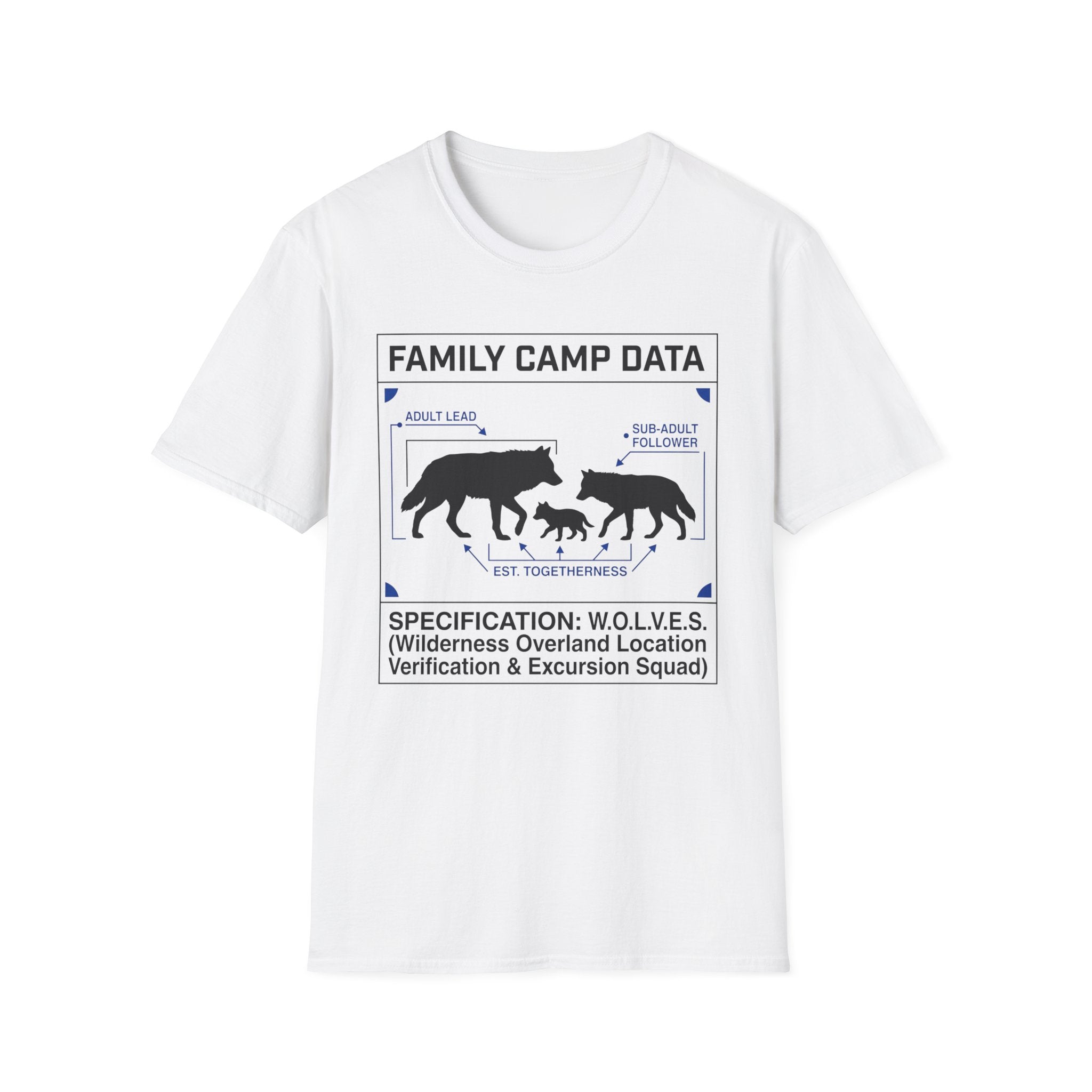 Family Camp Data WolvesT-shirt
