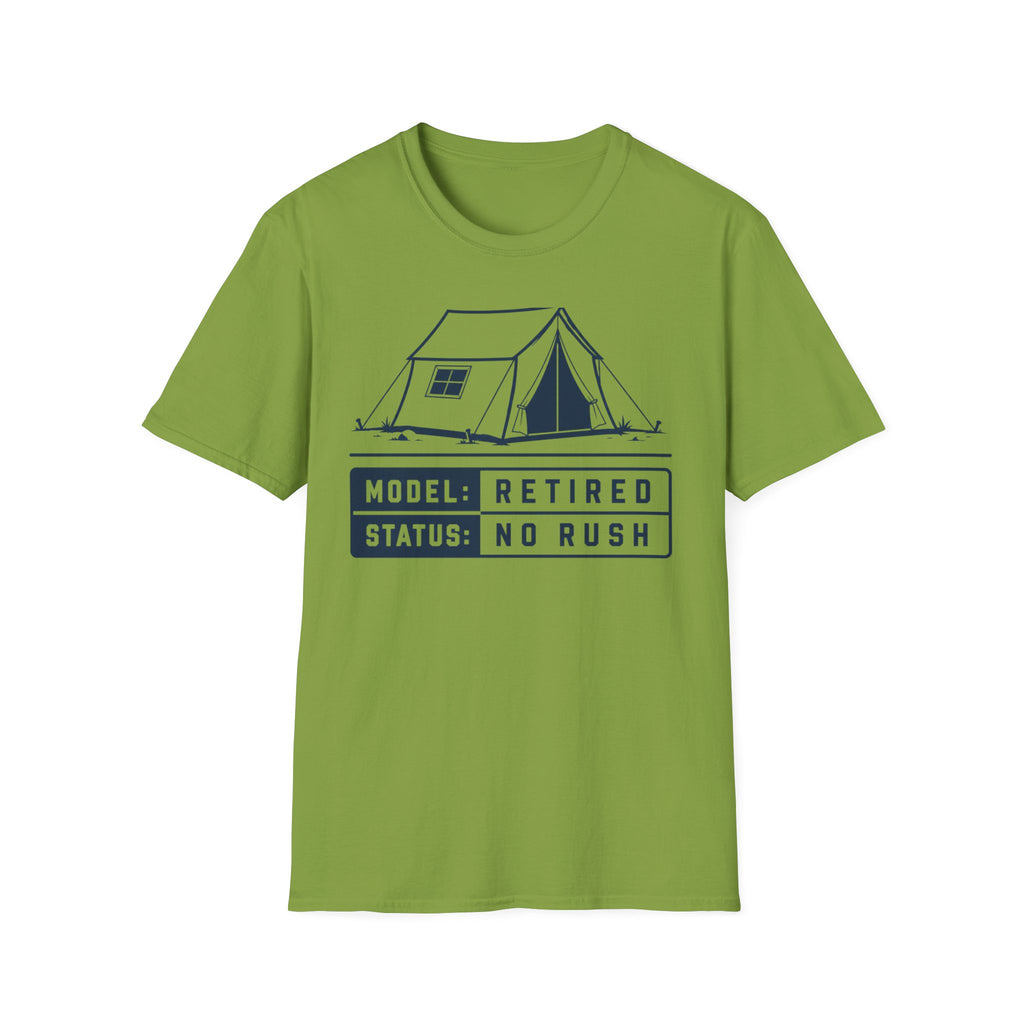 Retired No Rush Tent T-shirt