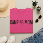 Camping Mom Text T-shirt