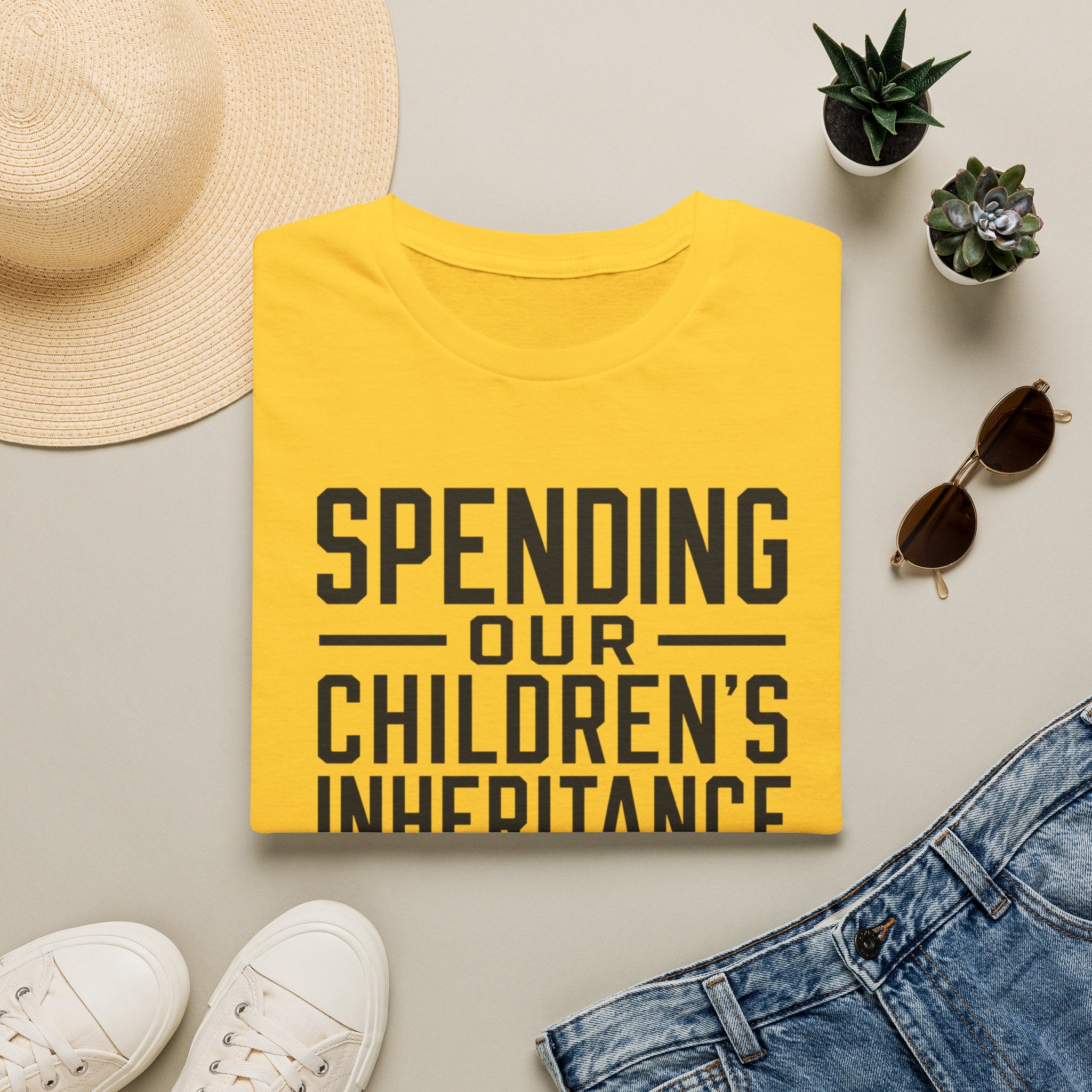 Spending Our Children's Inheritance T-shirt EDITION 2025
