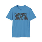 Camping Grandma Text T-shirt