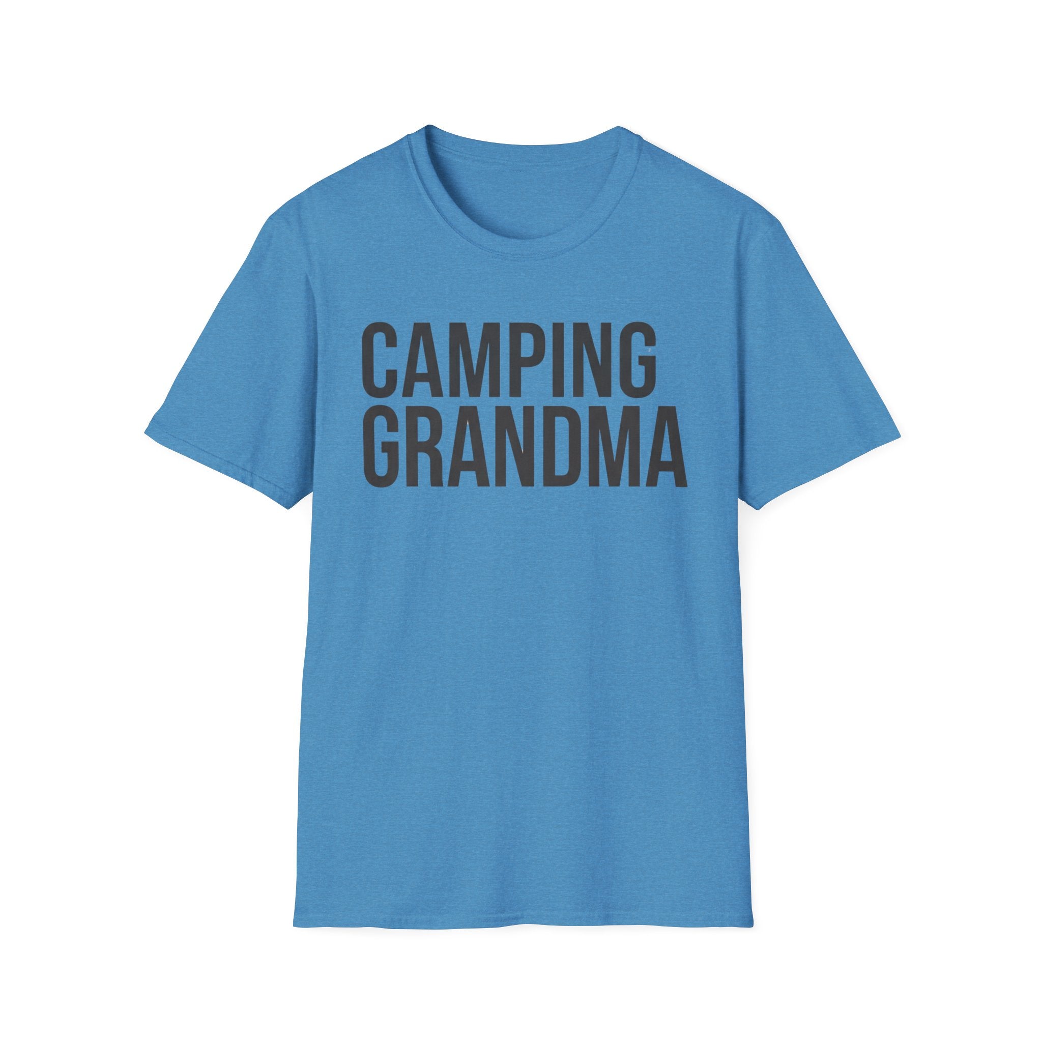 Camping Grandma Text T-shirt