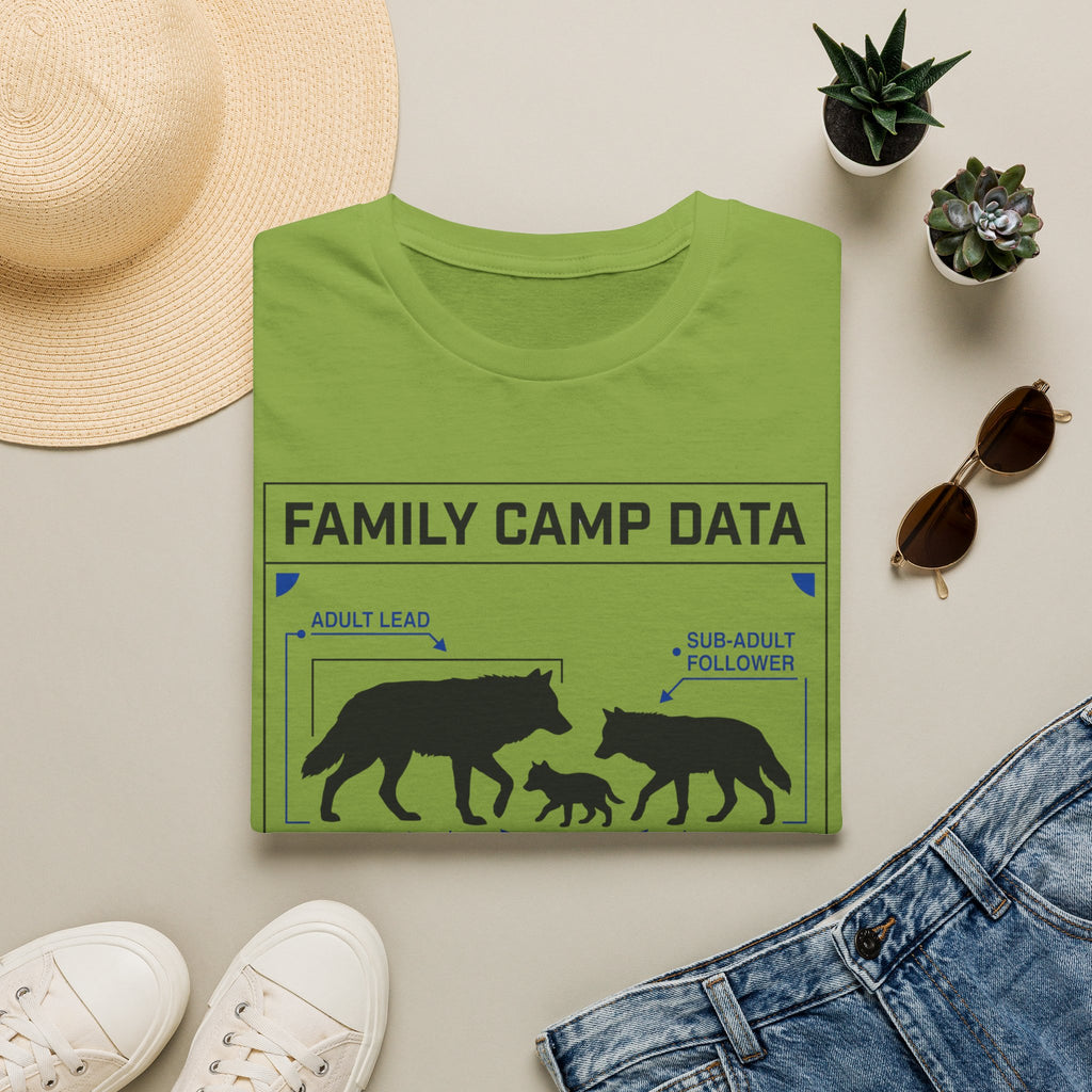 Family Camp Data WolvesT-shirt