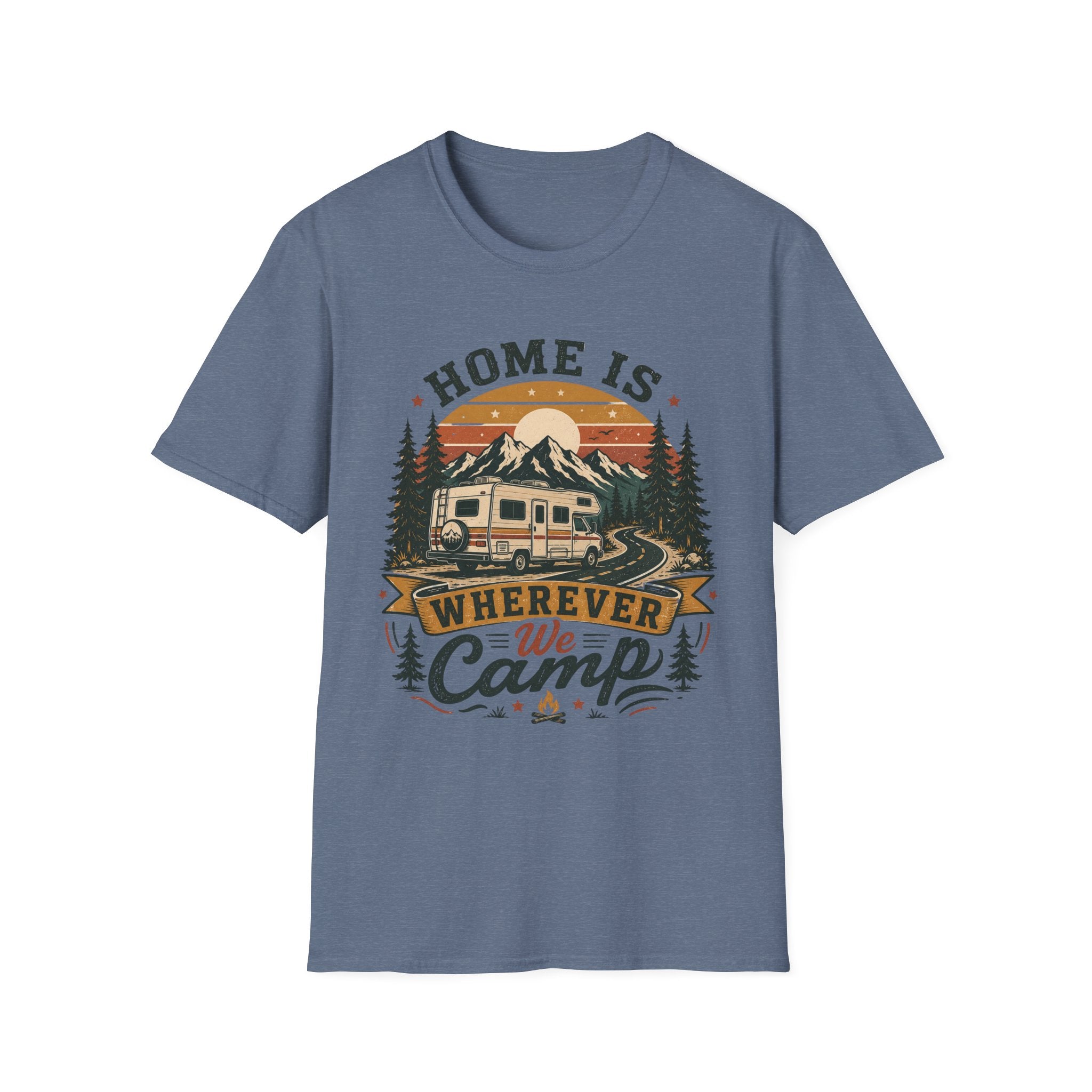 Home Is Wherever We Camp T-shirt