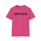 Camping Squad Text T-shirt