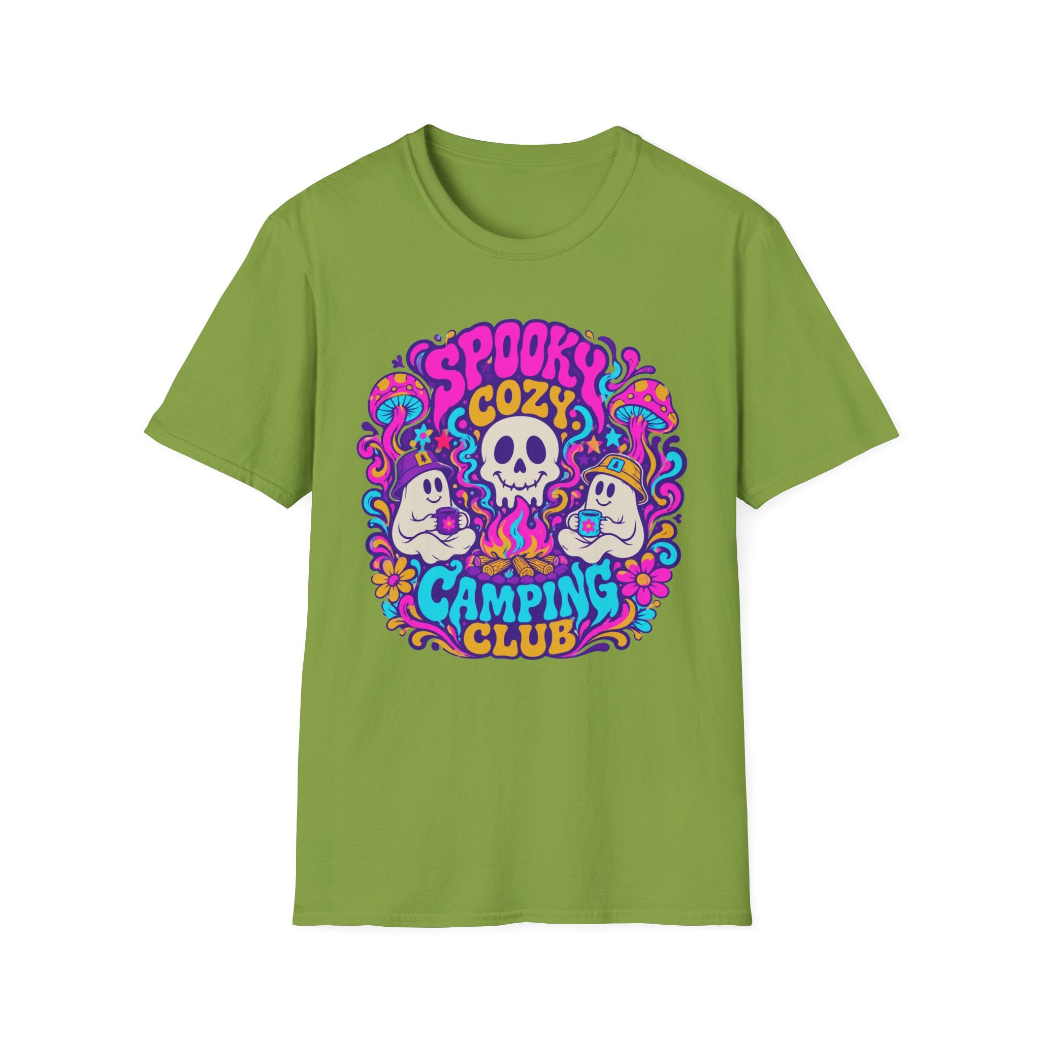 Spooky Cozy Camping Club T-shirt EDITION 2