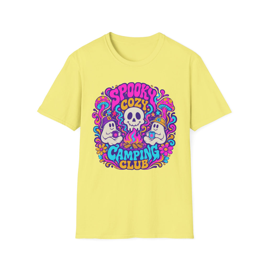Spooky Cozy Camping Club T-shirt EDITION 2