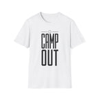 Camp out text T-shirt