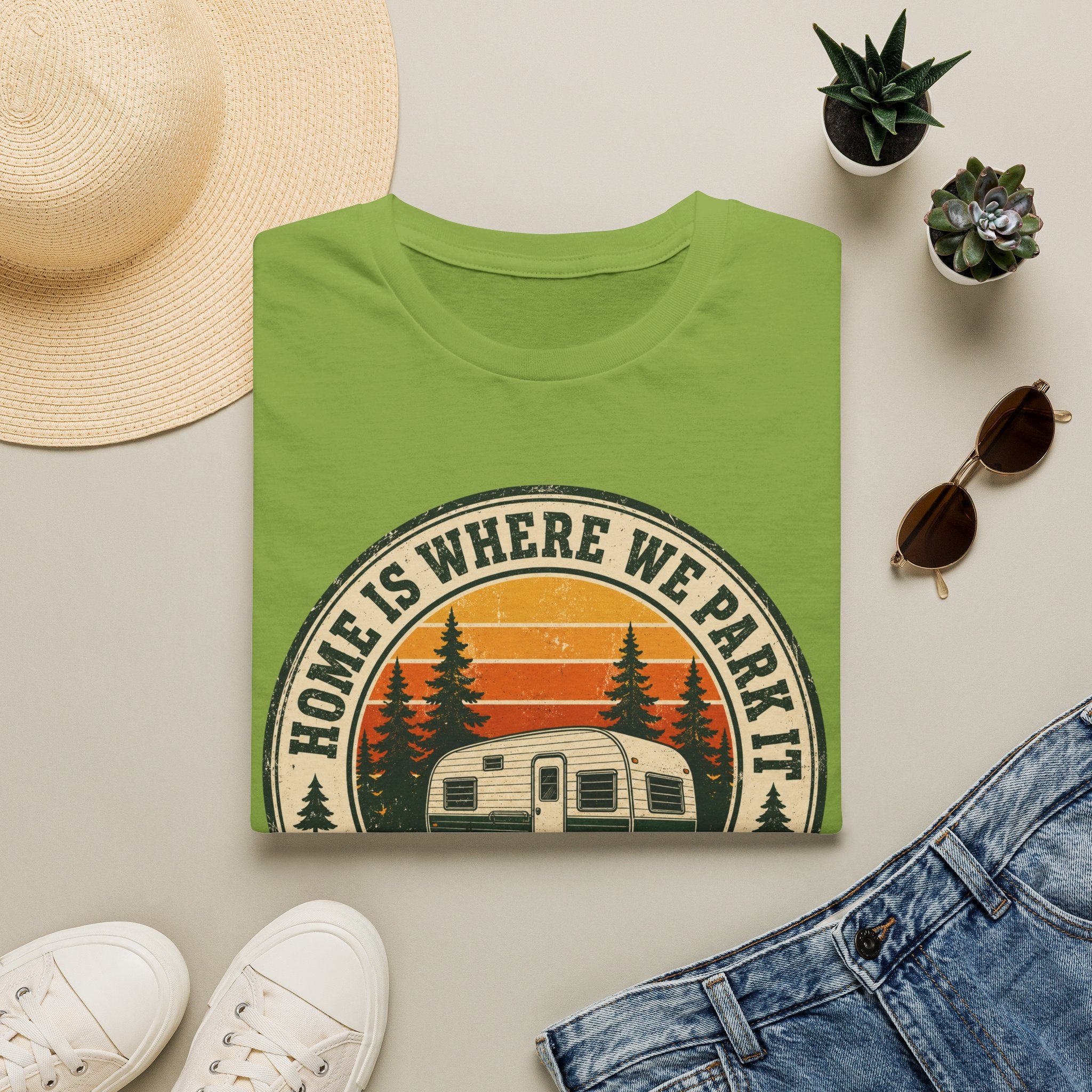Home Is Where We Park It T-shirt