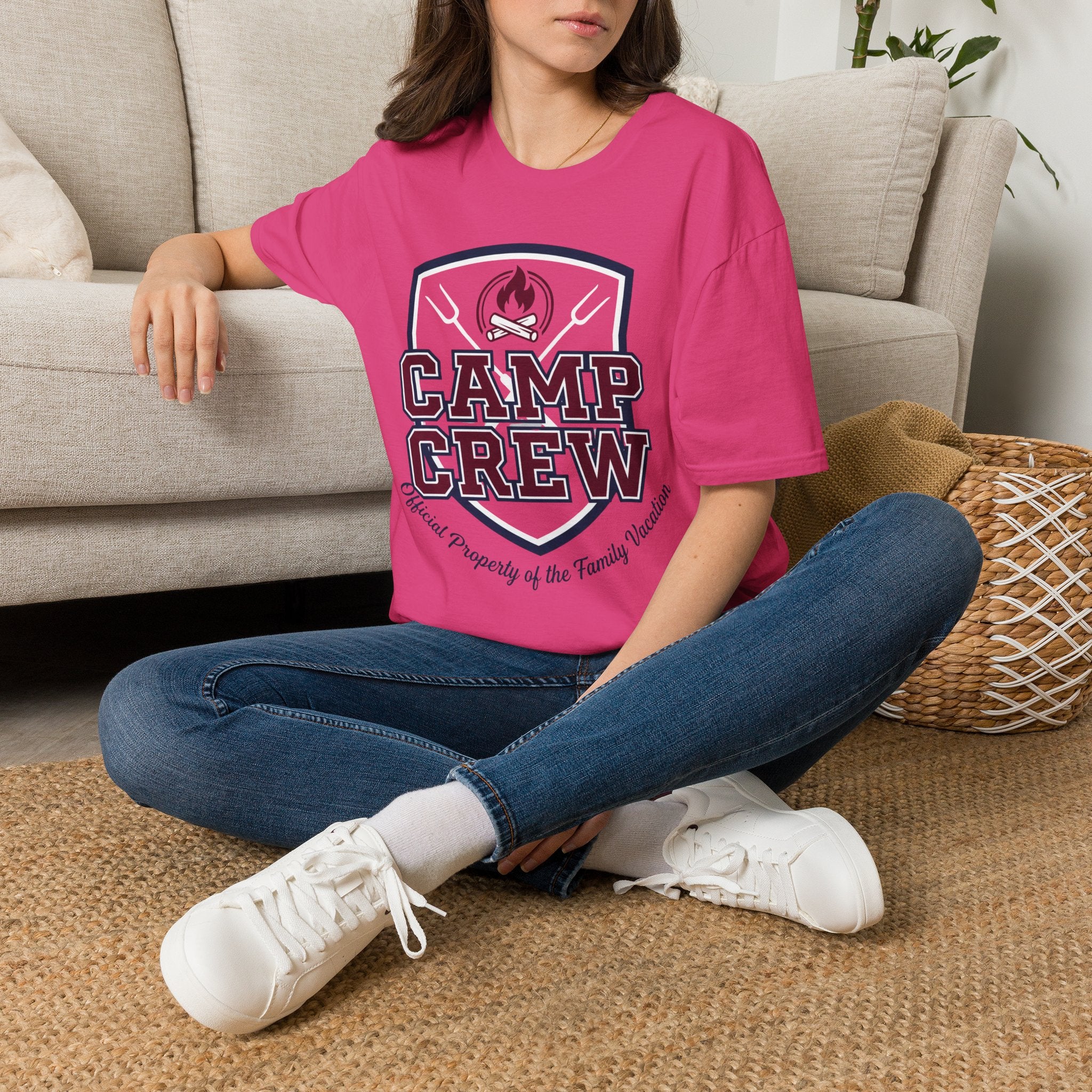 Camp Crew Official Property of the Family Vacation T-shirt