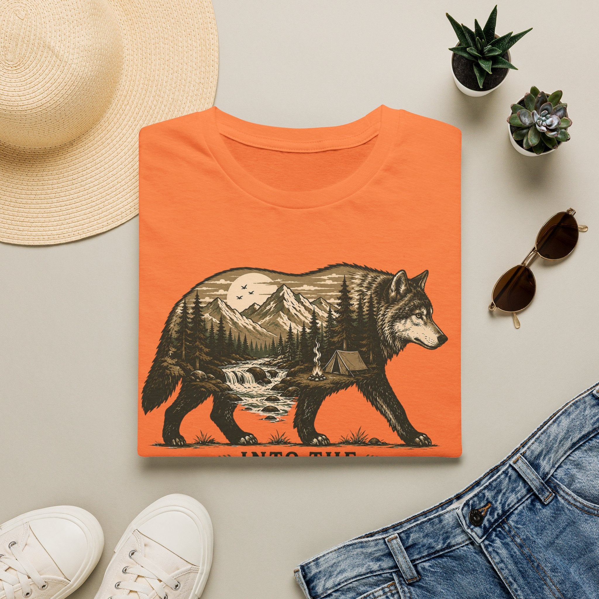 Wolf Into The Quiet Wild T-shirt