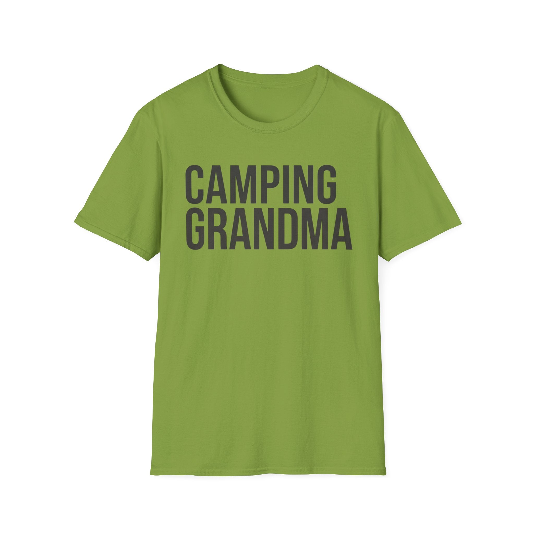 Camping Grandma Text T-shirt