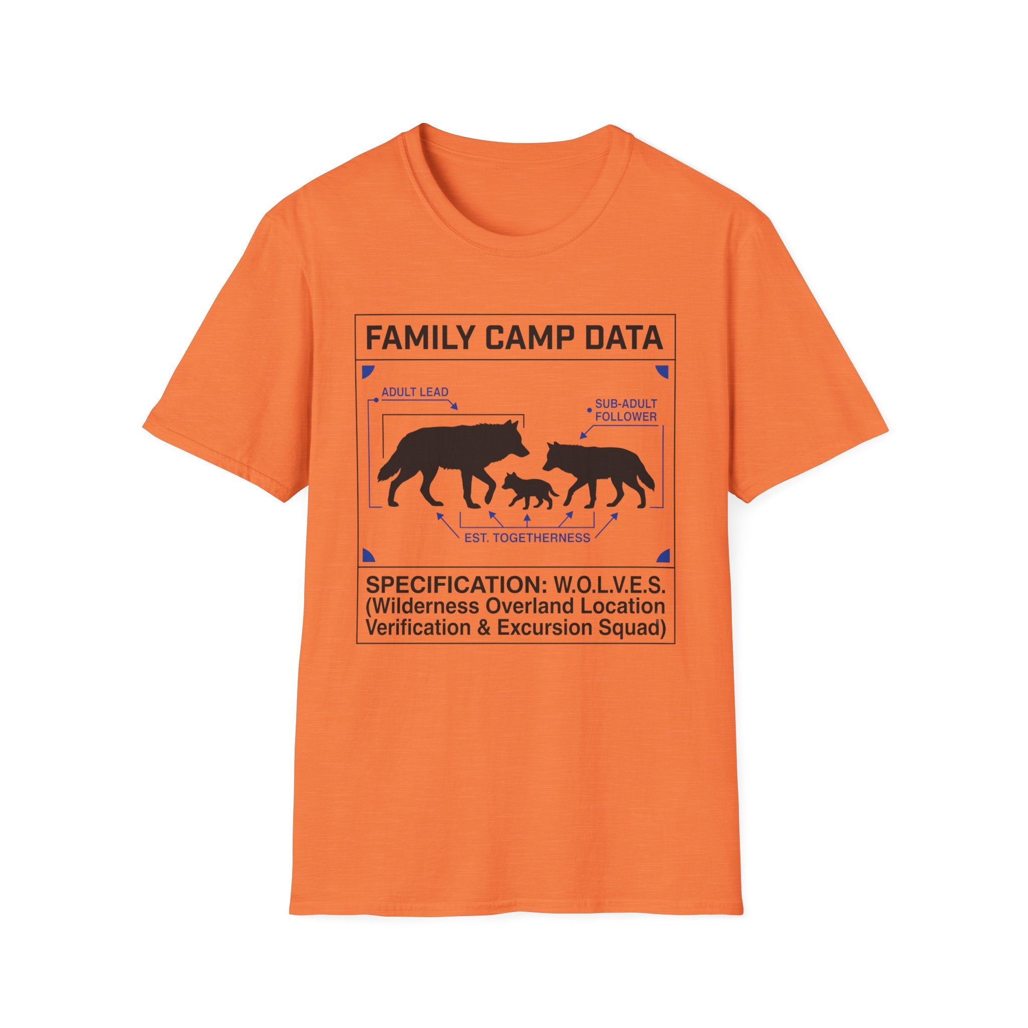 Family Camp Data WolvesT-shirt
