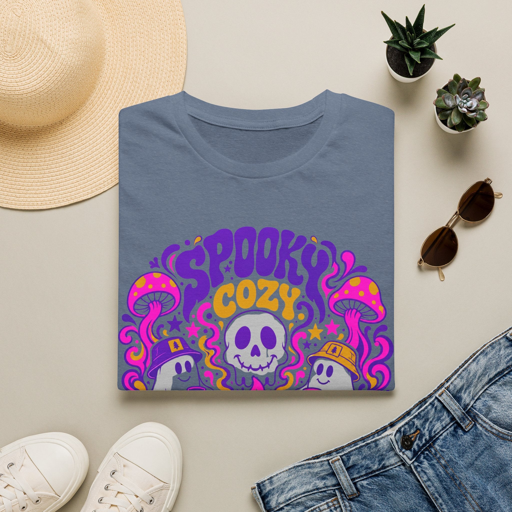 Spooky Cozy Camping Club T-shirt