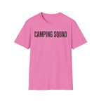 Camping Squad Text T-shirt
