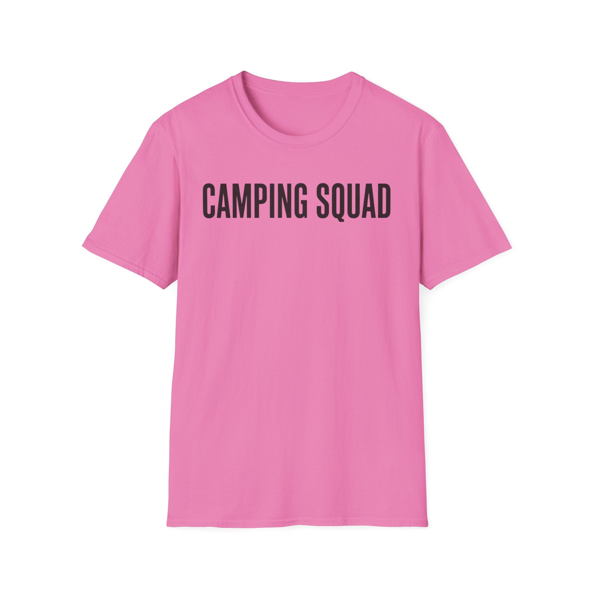 Camping Squad Text T-shirt