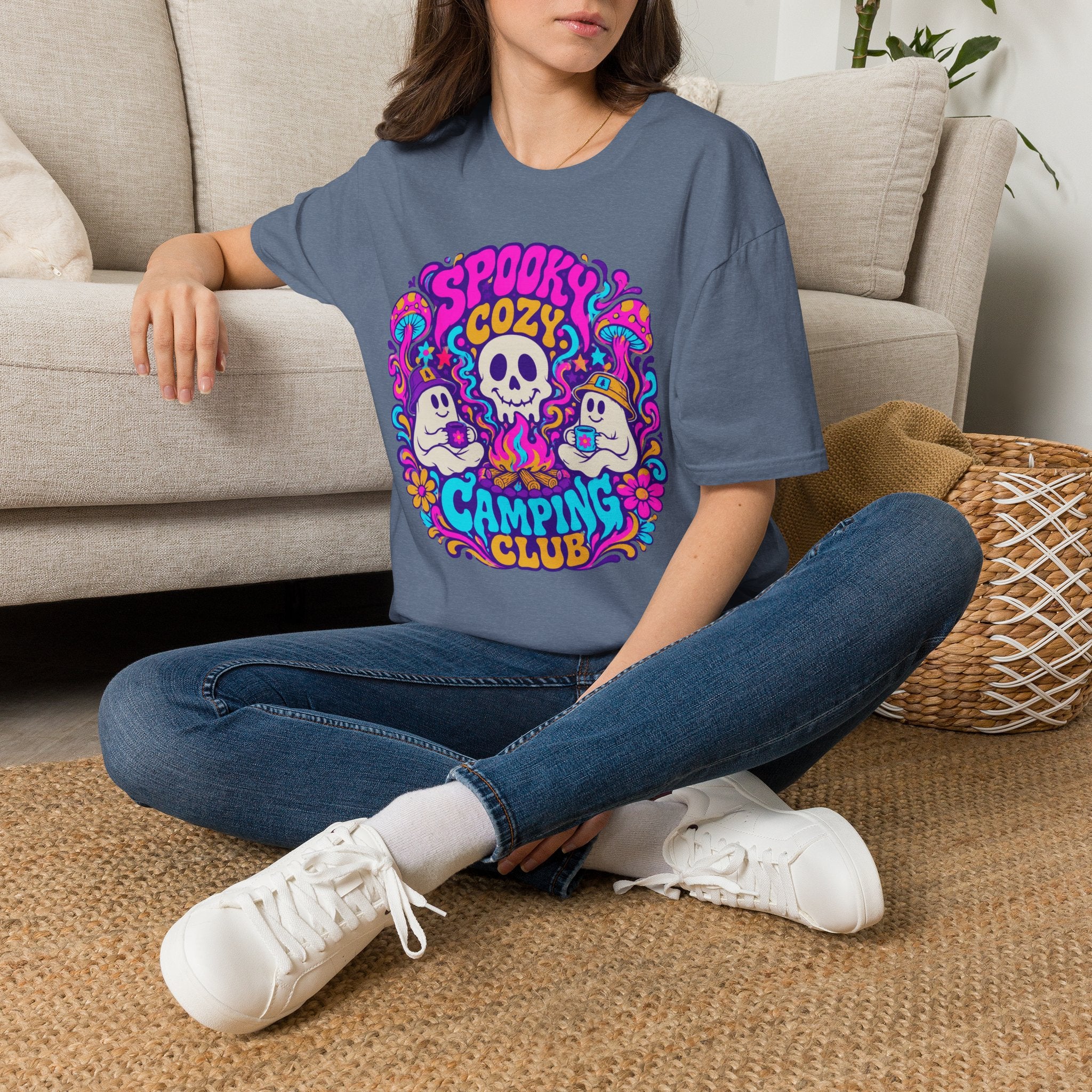 Spooky Cozy Camping Club T-shirt EDITION 2