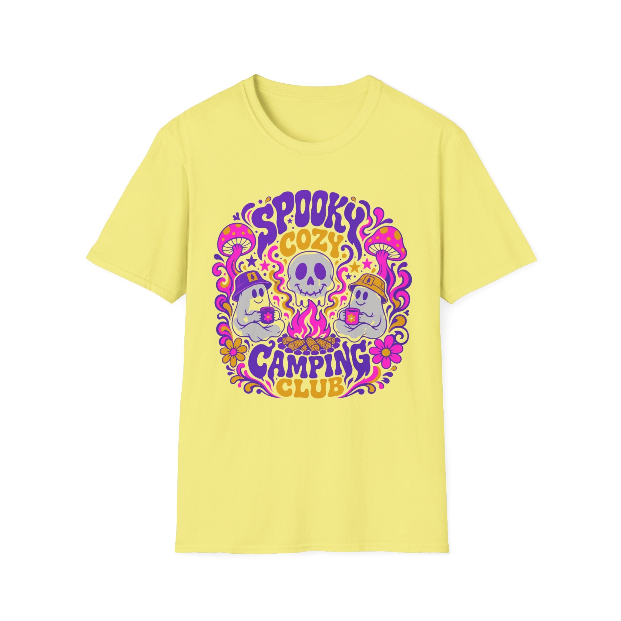 Spooky Cozy Camping Club T-shirt